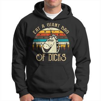 Eat A Giant Bag Of Dicks Einhorn Lustiger Spruch Hoodie - Seseable