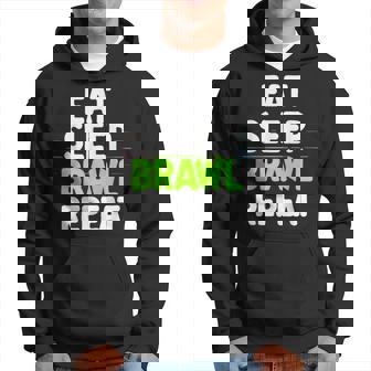Eat Sleep Brawl Repetirideojuegos Divertidos Sudadera - Regaloses