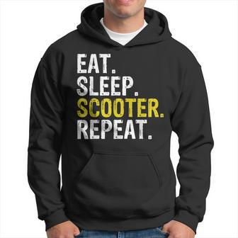Eat Sleep Scooter Repeat Hoodie - Thegiftio UK