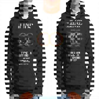 Eclipse 2024 2017 Twice In A Lifetime Illinois Solar Total Hoodie | Mazezy