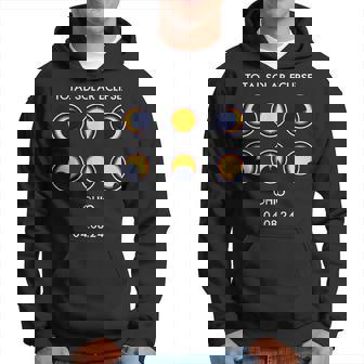Eclipse Phases 040824 Total Solar Eclipse Ohio 2024 Hoodie - Thegiftio