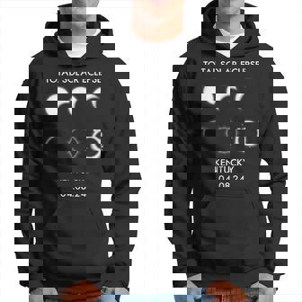 Eclipse Phases Kentucky April 8 2024 Total Solar Eclipse Hoodie | Seseable UK