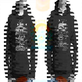 Eclipse Phases Total Solar Eclipse Getting Mooned 2024 Hoodie - Thegiftio