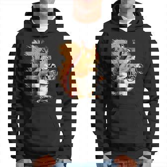 Écureuil Avec Un Appareil Photo Photographe Écureuil Sweat à capuche - Cadeauxyz