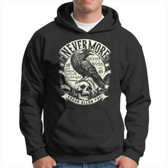 Edgar Allan Poe Nevermore Quoth The Raven Hoodie | Mazezy