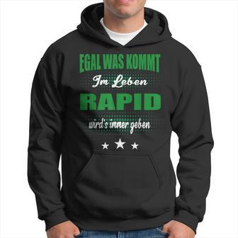 Egal Was Kommt Im Leben Rapidler Footballienna Hoodie - Geschenkecke