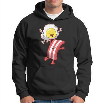 Egg And Bacon Breakfast Costume Food Humor Meat Ham Hoodie - Monsterry