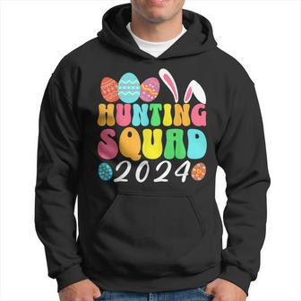 Egg Hunting Squad 2024 Easter Egg Hunt Family Matching Group Hoodie - Seseable