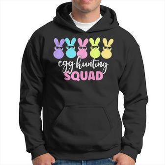 Egg Hunting Squad Crew Family Happy Easter Bunny Womens Hoodie - Seseable
