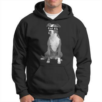 End Bsl Animal Activism Pit Bull Hoodie - Monsterry UK