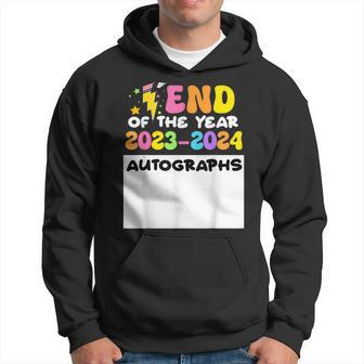 End Of The Year Autographs 2023-2024 Last Day Of School Hoodie - Monsterry AU