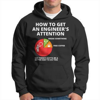 How To Get An Engineer's Attention Engineering Hoodie - Thegiftio UK