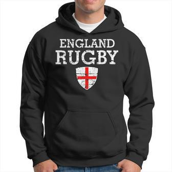 England Flag Rugby Hoodie - Monsterry