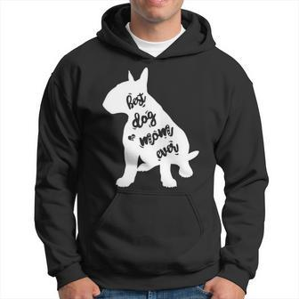 English Bull Terrier Best Dog Mom Ever Hoodie | Mazezy