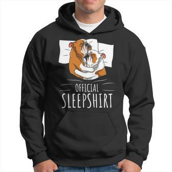 English Bulldog Official Sleep Hoodie | Mazezy