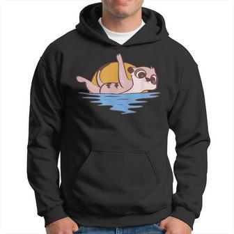 Erdmännchen Schwimmen Wildlife Hobbyschwimmer Kapuzenpullover - Geschenkecke