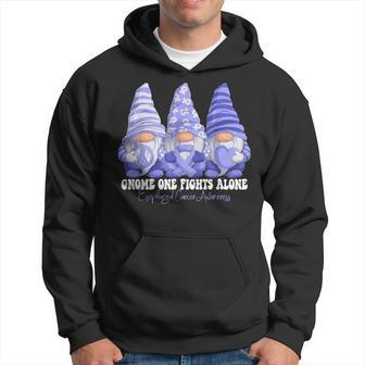 Esophageal Cancer Awareness Month Periwinkle Ribbon Gnomies Hoodie - Monsterry CA