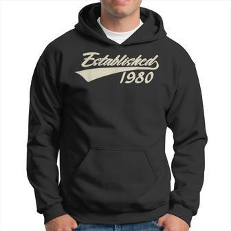 Established 1980 44 Years Old Bday 44Th Birthday Women Hoodie - Monsterry