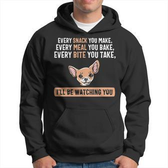 Every Snack Chiweenie Cute Puppy Owner Dog Lover Gif Hoodie | Mazezy