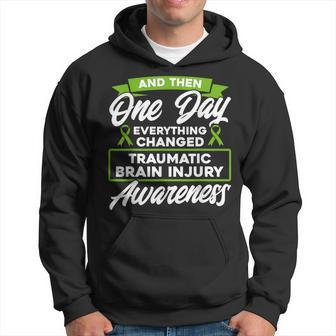 Everything Changed Traumatic Brain Injury Awareness Hoodie - Monsterry CA