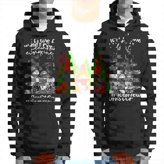 Everything Is Fine Office Staff Crew Cute Christmas Gnomie Hoodie - Thegiftio