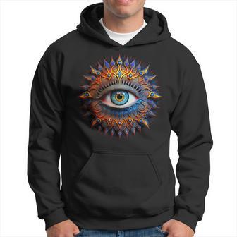 Evil Eye Symbol Of Protection Spiritual Esoteric Hoodie - Monsterry DE