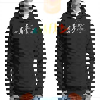 Evolution Of Surfers Surfboard Surfboarder Surfing Hoodie | Mazezy