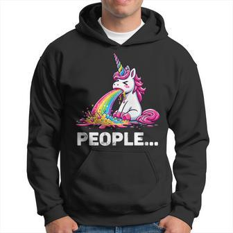 Eww People Cute Unicorn Hoodie - Thegiftio UK