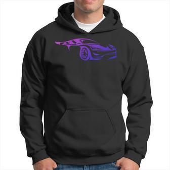 Exotic Supercar Silhouette Turbo Sports Car Hoodie - Monsterry UK