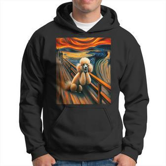 Expressionist Artsy Poodle Dog Artistic Poodle Hoodie - Monsterry CA