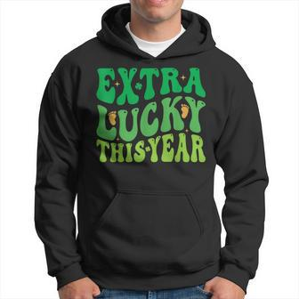 Extra Lucky This Year Pregnancy Reveal St Patrick's Day Hoodie | Mazezy