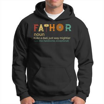 Fa-Thor Like Dad Just Way Mightier Father's Day Hoodie - Monsterry