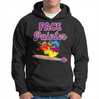 Face Painter For Makeup Artist Hoodie - Seseable