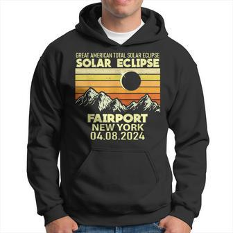 Fairport New York Total Solar Eclipse 2024 Hoodie - Thegiftio