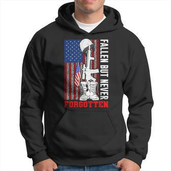 Fallen But Never Forgotten Soldiers Army Usa Memorial Day Hoodie - Monsterry UK