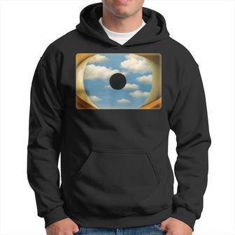 False Mirror The Giant Eye Clouds Blue Sky By Rene Magritte Hoodie - Thegiftio UK