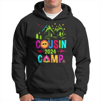 Family Camping Summer Vacation Crew Cousin Camp 2024 Hoodie - Seseable