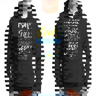 Family Loves My Genes T21 Down Syndrome Awareness Hoodie - Thegiftio