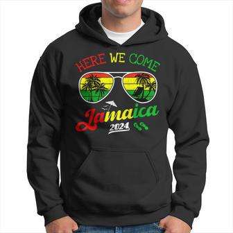 Family Vacation Vacay Girls Trip Jamaica Here We Come 2024 Hoodie - Seseable