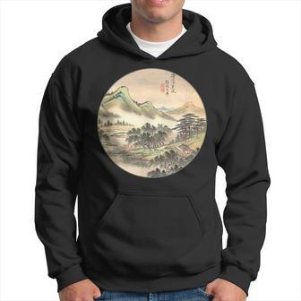 Famous Vintage Chinese Art Lu Han Landscape Stylish Hoodie - Monsterry CA