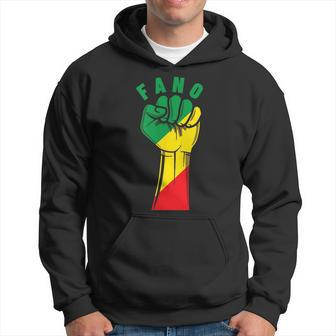 Fano Fist With The Ethiopian Flag Hoodie | Mazezy UK