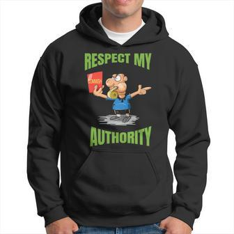 Fantasy Football Commish Respect My Authority Hoodie - Monsterry CA