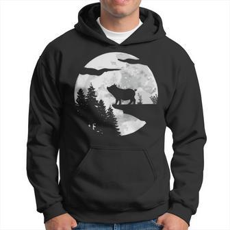 Farmers Pig Full Moon Piglet Pig Hoodie - Geschenkecke