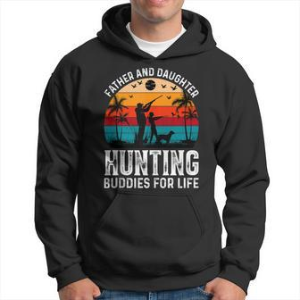 Father And Daughter Hunting Buddies For Life Fathers Day Hoodie - Thegiftio UK