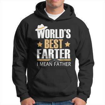 Father's Day Daddy Jokes World's Best Farter I Mean Father Hoodie - Monsterry AU