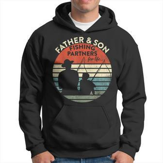 Fathers Day Fishing For Dad Fathers Day From Son Fishing Hoodie - Seseable