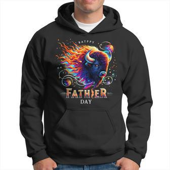 Father's Day-Inspired By The-Majesty Of America Bison Hoodie - Thegiftio UK