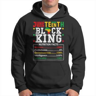 Father's Day Junenth Black King Nutrition Facts Melanin Hoodie - Thegiftio UK