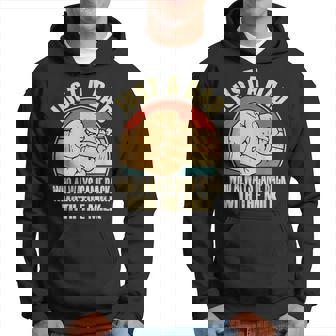 Fathers Day Just A Dad Who Always Came Back With The Milk Hoodie | Mazezy
