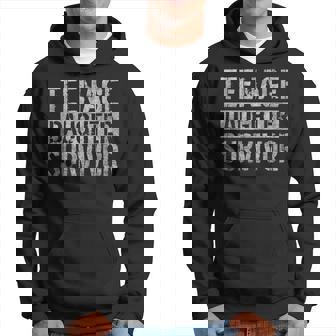 Fathers Day Nage Daughter Survivor Dad Joke Hoodie - Thegiftio